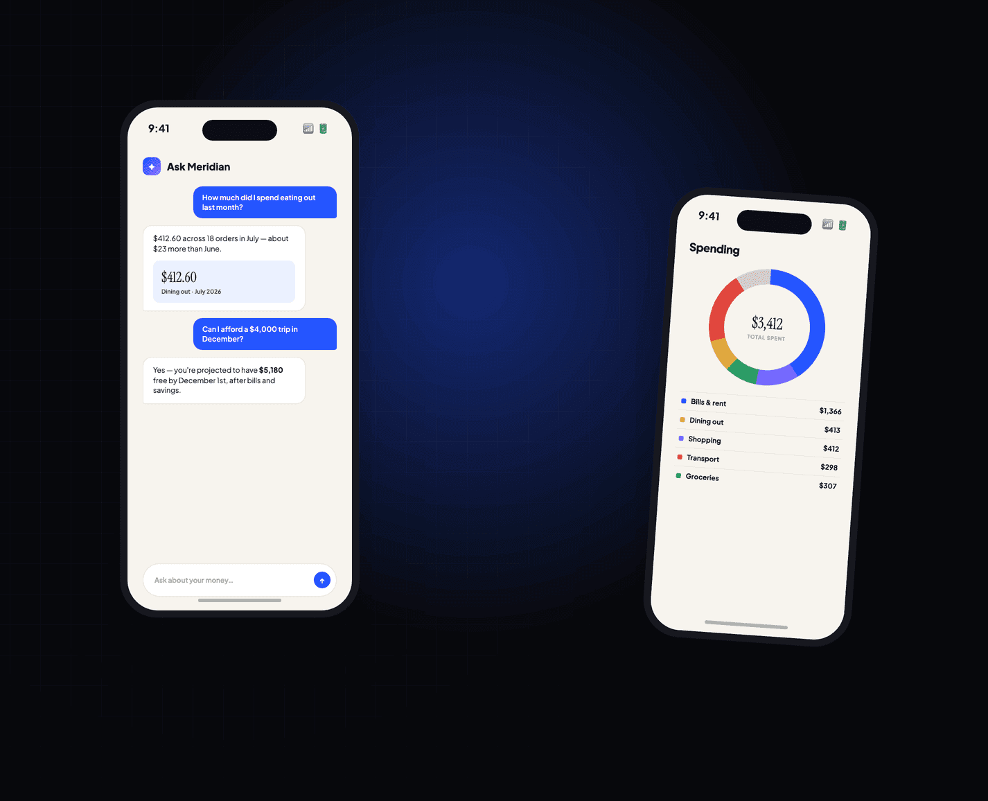 Meridian Money — Personal finance app