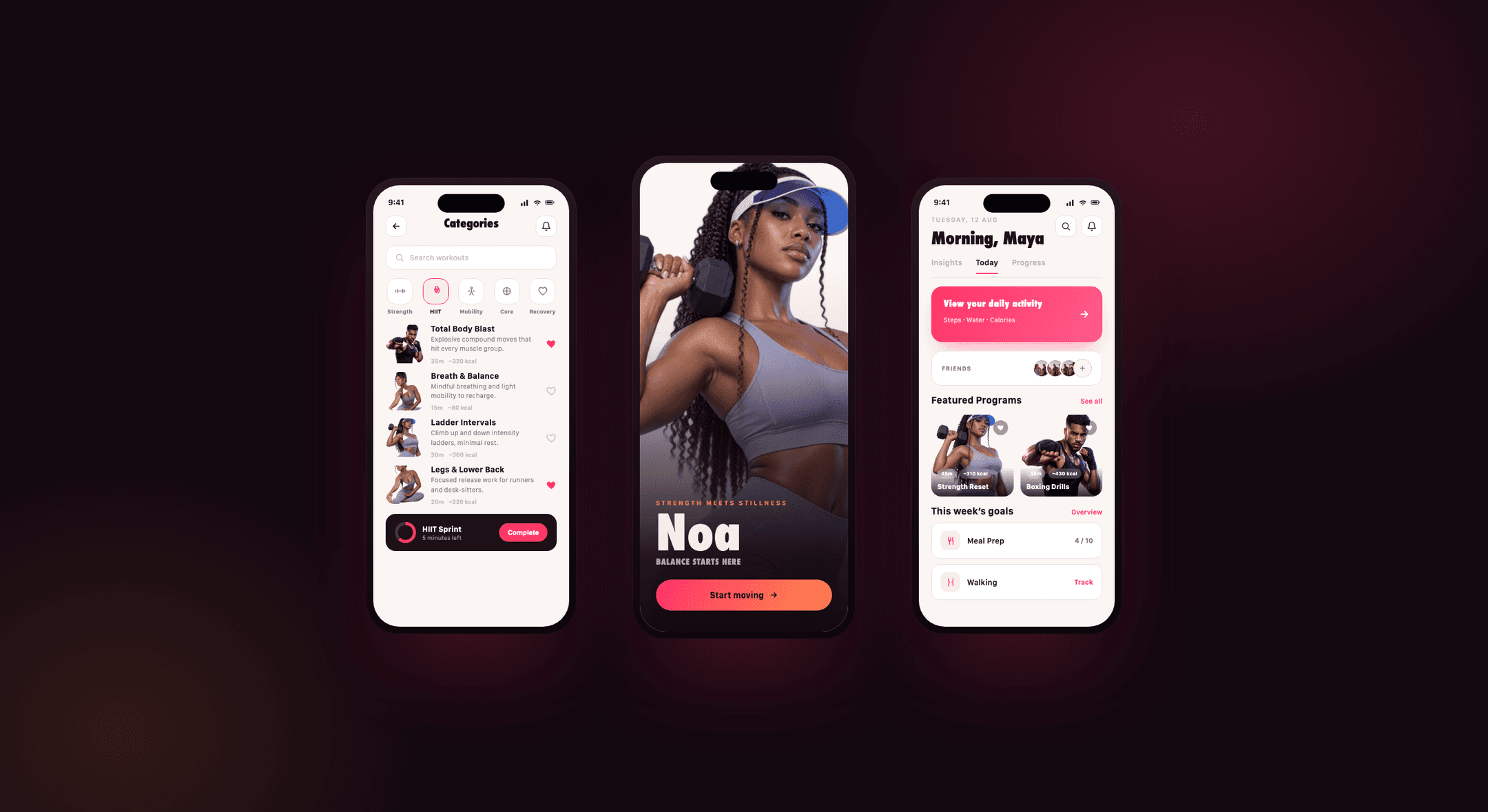 Noa homepage